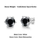 Anujewel 4/2/1Ct Total Moissanite Stud Earrings 925 Sterling Silver Certificate Moissanite Earrings Jewelry Making Supplies