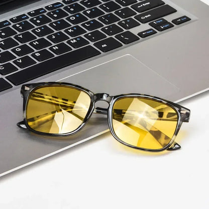 Brand Polarized anti Blue Light Yellow Lenses Glasses Men Women Driving Eyeglasses Night Vision Fishing Eyeglasses