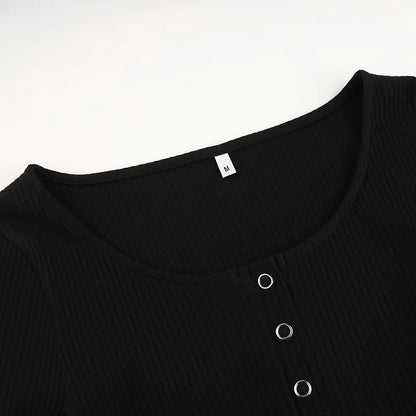 BIG PROMOTION Y2K European and American Spring and Autumn Long Sleeved Women'S V-Neck Breast Knitted Shaping Sexy Bodysuit