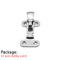1Pc Marine Boat Stainless Deck Lock down Clamp Deck Hasp Locker Anti-Rattle Latch Fastener Marine Hardware Laundry Chute Gate