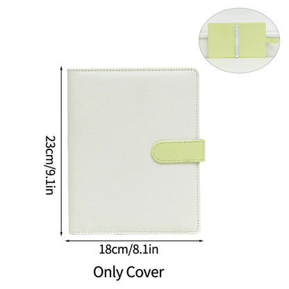 A5 PU Leather Photo Album INS Multi-Pockets Kpop Photocard Binder Photo Card Holder Card Collect Book Photo Binder Cover 포카 바인더