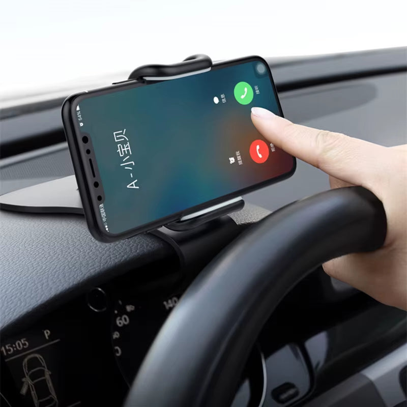 360 Rotatable Car Phone Holder  Cell Phone Stands Car Rack Dashboard Support for Auto Grip Mobile Phone Fixed Bracket