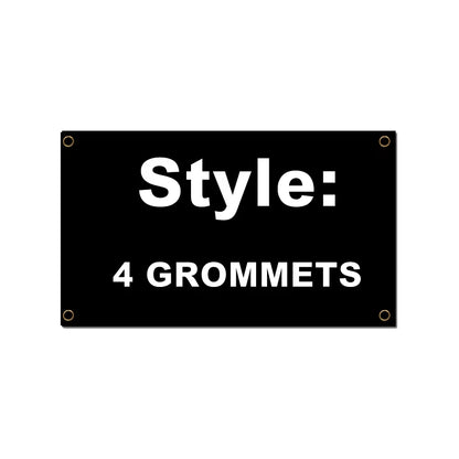 3X5 FT with Brass Grommets Digital Printing Custom Flag Banner Dropship