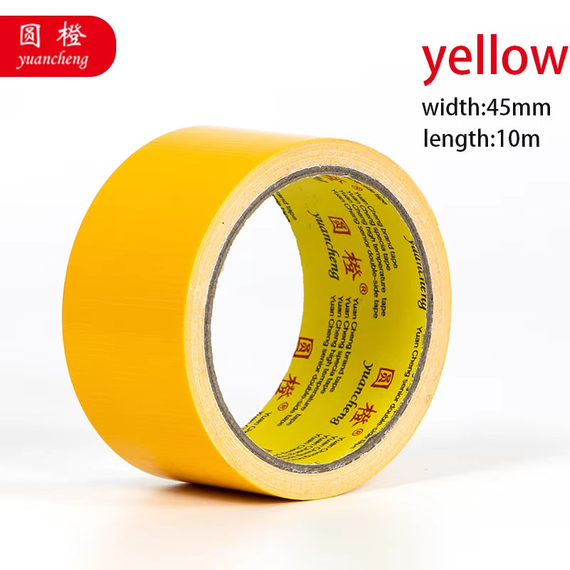 Black Adhesive Fabric Duct Tape, Electric Bicycle Seat Repair, Tarpaulin Repair,Blocks Water and Leaves No Glue，1Roll