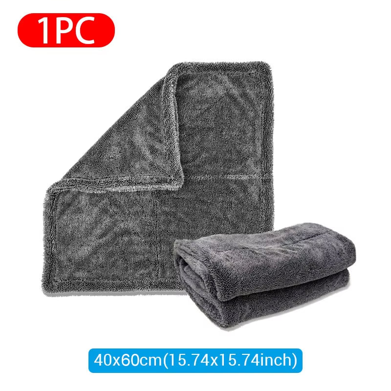 SEAMETAL Car Wash Towel 1200GSM Microfiber High Water Absorption Cleaning Towels Thickened Soft Car Washing Drying Cloth