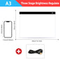 ArtTrace LED Light Box - A3/A4/A5 Dimmable Tracing Pad for Drawing, Animation & Crafting
