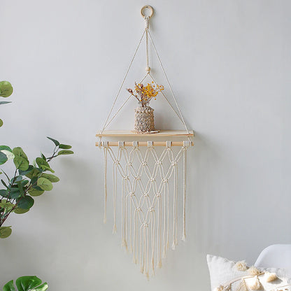 Hanging Shelves for Wall Room Home Decor Macrame Shelf Wall Hanging Floating Shelf for Bedroom Living Room, Bathroom Gift