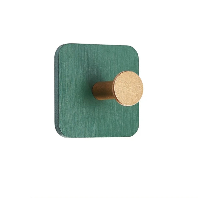 1Pcs Bamboo Wood Hook Wall Clothes Hanger Door Keychain Holder Sticky Hook Kitchen Gadgets for Home Bathroom Accessories Cozinha