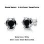 Anujewel 4/2/1Ct Total Moissanite Stud Earrings 925 Sterling Silver Certificate Moissanite Earrings Jewelry Making Supplies