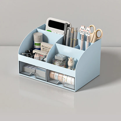 Desk Drawer Storage Box Stackable Dustproof Office Supplies Student Desk Organizer Stationery Holder Office Supplies