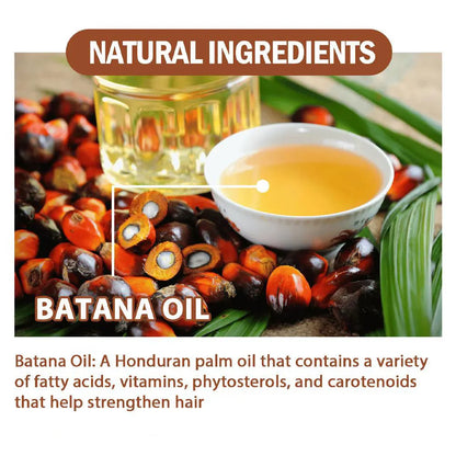 100% Pure Organic Batana Oil for Hair Growth and Natural Batana Oil for Treating Hair Loss Anti-Breakage Hair