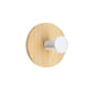 1Pcs Bamboo Wood Hook Wall Clothes Hanger Door Keychain Holder Sticky Hook Kitchen Gadgets for Home Bathroom Accessories Cozinha
