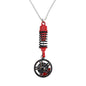 Car Mirror Rearview Pendant Auto Interior Decor Pendants Aluminum Wheel with Shock Absorber Ornament Hanging Accessories